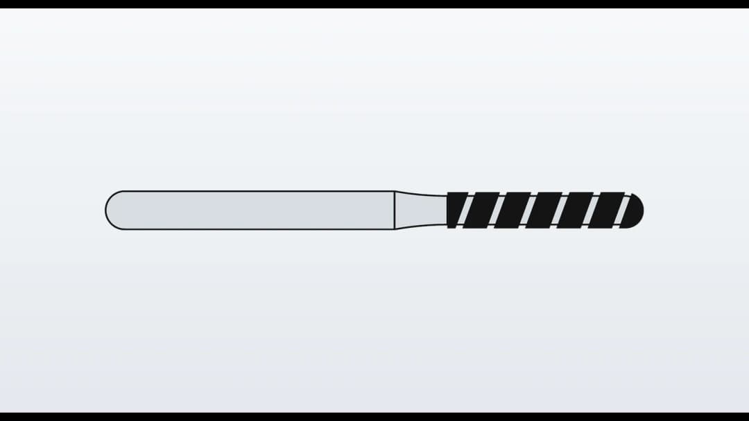 Round End Cylinder, Spiral