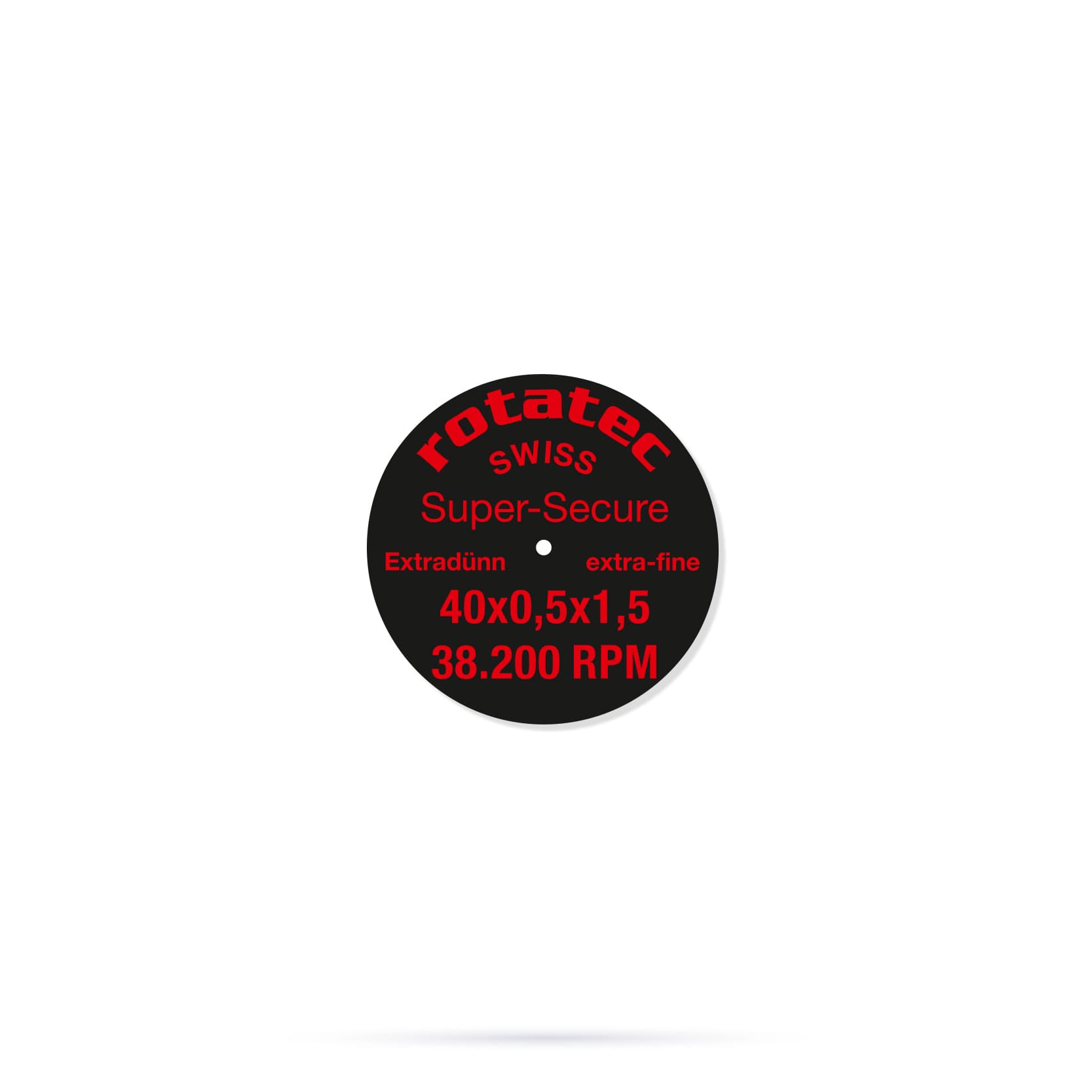 3064.900.400x025 Disc, very thin, rim-cutting, both sides