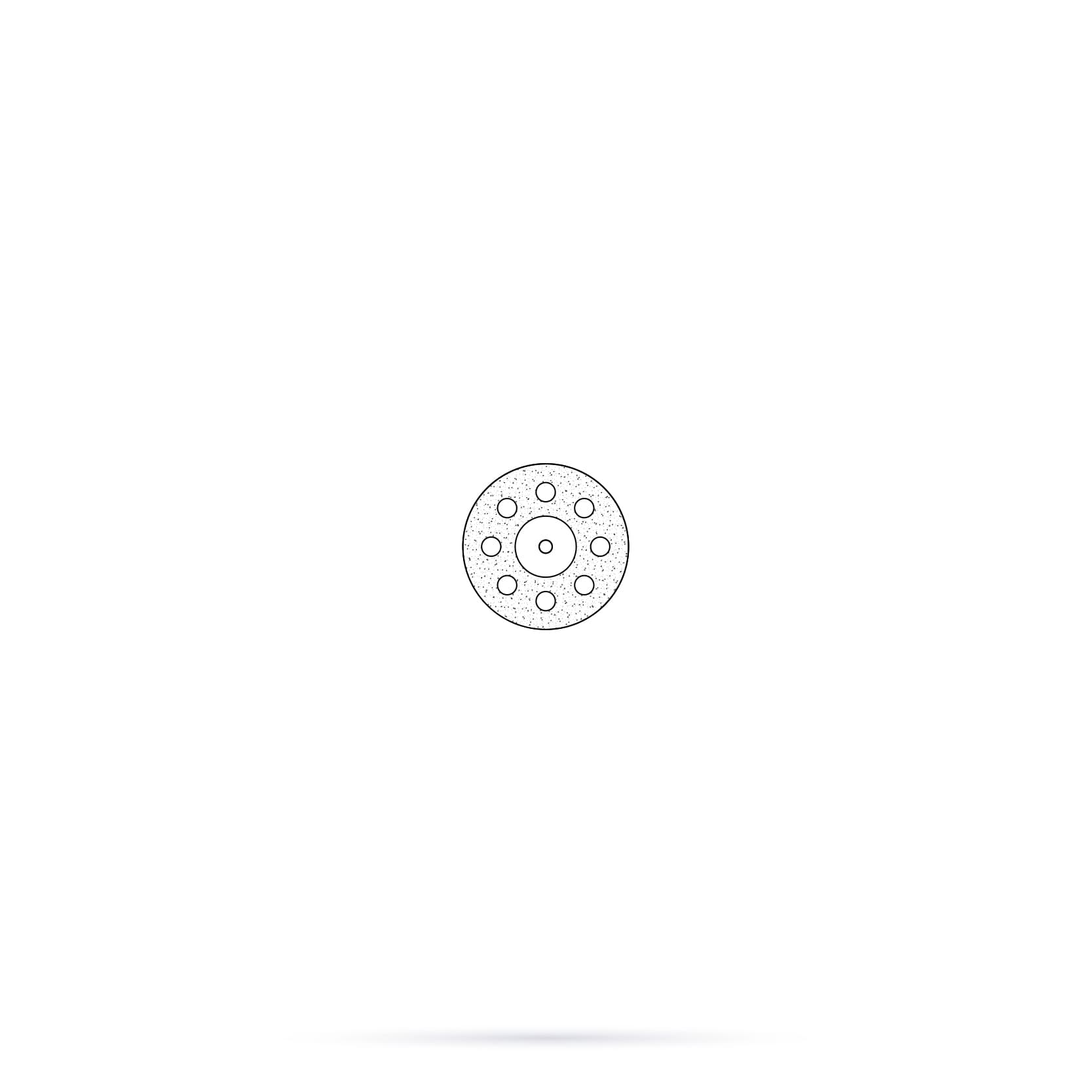 6918PD.104.190x001 Disc, very thin, rim-cutting, both sides
