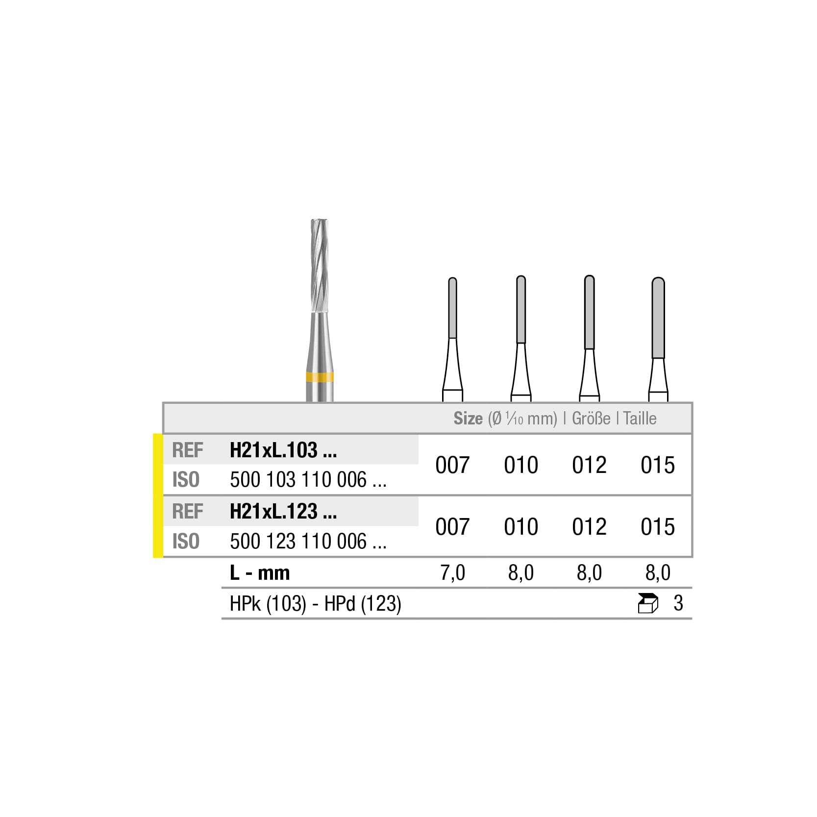 H21xL.103.010x003 Flat End Cylinder