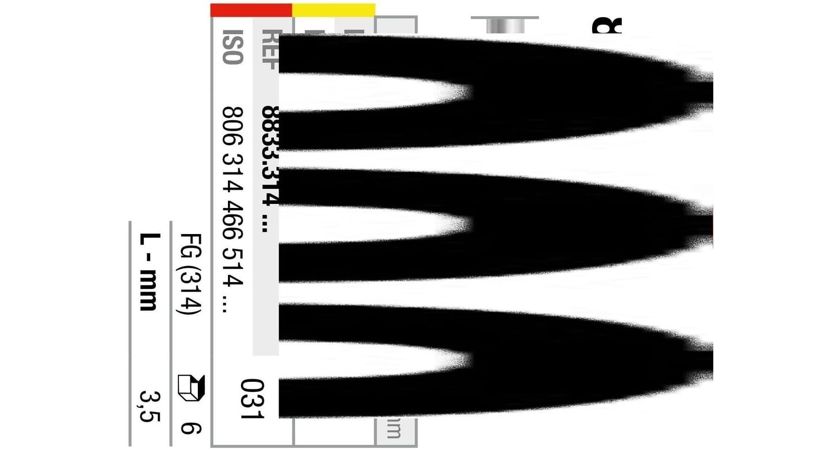 8833.314.031x006 Bur, conical