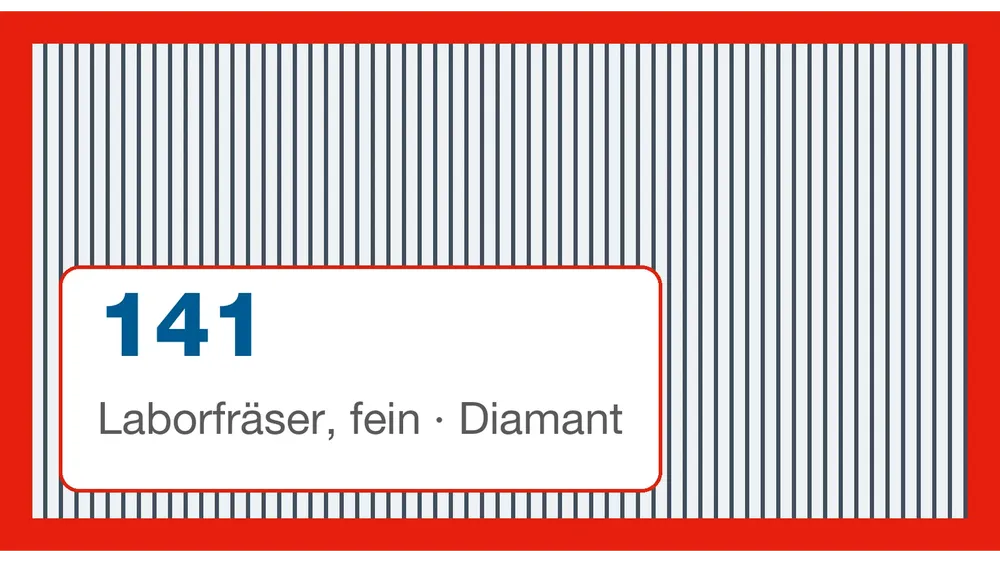 DF- Fine pyramidshaped toothing